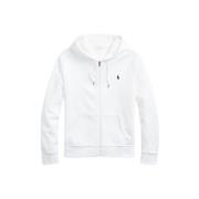 Ritssluiting Hoodie Polo Ralph Lauren , White , Heren