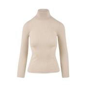 Geribbelde Coltrui Akep , Beige , Dames