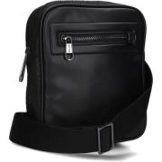 Zwarte Reporter Tas Elevated Con Calvin Klein , Black , Heren