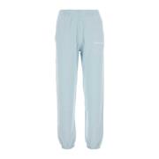 Pastel Blauw Logo Joggers Sporty & Rich , Blue , Dames