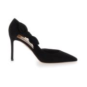 Zwarte Suède Stiletto Hiel Pumps Aquazzura , Black , Dames