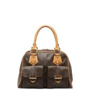 Pre-owned Canvas louis-vuitton-bags Louis Vuitton Vintage , Brown , Da...