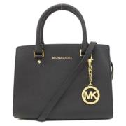 Pre-owned Leather handbags Michael Kors Pre-owned , Black , Dames