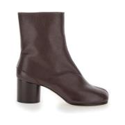 Bruine Tabi Enkellaarzen met hoge hak Maison Margiela , Brown , Dames