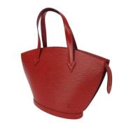 Pre-owned Leather totes Louis Vuitton Vintage , Red , Dames