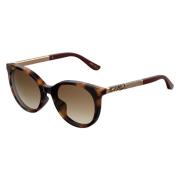 Erie/S-9N4 Zonnebril Bruin Verloop Jimmy Choo , Multicolor , Dames