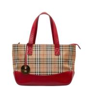 Pre-owned Canvas totes Burberry Vintage , Multicolor , Dames