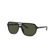 Klassieke Zwarte Groene Zonnebril Ray-Ban , Black , Unisex