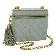 Pre-owned Fabric chanel-bags Chanel Vintage , Blue , Dames