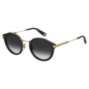Stijlvolle zonnebril - Donkergrijs verduisterd Marc Jacobs , Black , D...