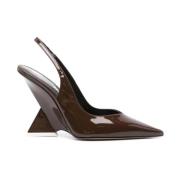 Chocolade Pumps voor Vrouwen The Attico , Brown , Dames