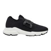 Stijlvolle Sport Run Sneakers voor Vrouwen Tod's , Black , Dames