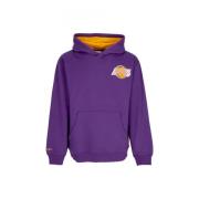 NBA Premium Fleece Vintage Logo Hoodie Mitchell & Ness , Purple , Here...