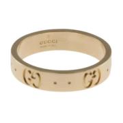 Pre-owned Rose Gold rings Gucci Vintage , Yellow , Dames