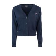 V-hals Cardigan Sweaters A.p.c. , Blue , Dames