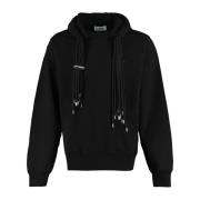 Zwarte Katoenen Hoodie Sweatshirt Ss23 Ambush , Black , Heren