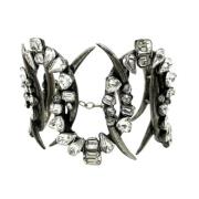 Pre-owned Metal bracelets Yves Saint Laurent Vintage , Gray , Dames