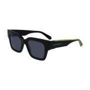 Ckj23601S-001 Zonnebril Zwarte Frame Calvin Klein , Black , Unisex