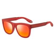 Rode Spiegel Zonnebril GV 7016/N/S Givenchy , Orange , Unisex