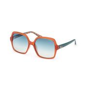 Stijlvolle zonnebril met blauwe lenzen Guess , Orange , Dames