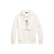 Beer Logo Hoodie Polo Ralph Lauren , White , Heren