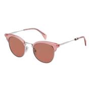 Stijlvolle zonnebril in roze Tommy Hilfiger , Pink , Dames