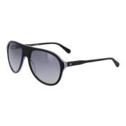 Stijlvolle zonnebril in zwart en blauw Tommy Hilfiger , Black , Unisex