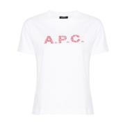 Chelsea Tab T-Shirt A.p.c. , White , Dames