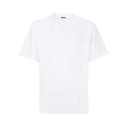 Zwart Logo Print T-Shirt 44 Label Group , White , Heren