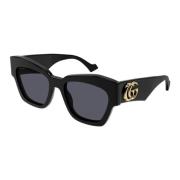 Vierkante zonnebril Trendy Urban Style Gucci , Black , Unisex