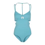 Blauwe Cut-Out Lingerie Style Body Remain Birger Christensen , Blue , ...