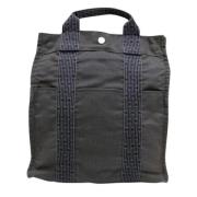 Pre-owned Canvas backpacks Hermès Vintage , Gray , Dames