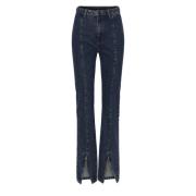 Disco Flared High-Waisted Enkelrits Jeans Rotate Birger Christensen , ...