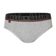 Comfortabele grijze katoenen slips Gallo , Gray , Heren