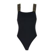 Zwarte Sea One Piece Badpak Versace , Black , Dames