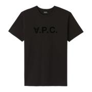 Stijlvol T-Shirt voor Heren A.p.c. , Black , Heren
