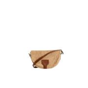 Handgemaakte Raffia Gehaakte Tas Ibeliv , Beige , Dames