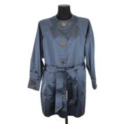 Pre-owned Silk outerwear Givenchy Pre-owned , Blue , Dames
