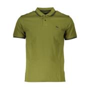 Groen Contrast Poloshirt Harmont & Blaine , Green , Heren