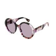 Roze Violet Zonnebril Gg1628S 002 Gucci , Pink , Dames