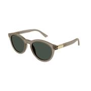 Bruin Groene Zonnebril Gg1501S 004 Gucci , Brown , Dames