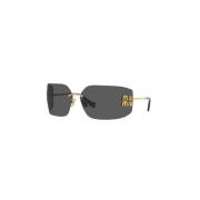 Metallic Eyewear Collectie voor Vrouwen Miu Miu , Black , Dames