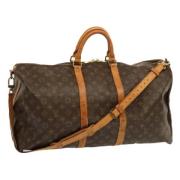 Pre-owned Canvas handbags Louis Vuitton Vintage , Brown , Dames