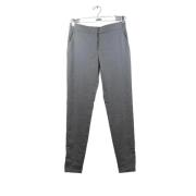 Pre-owned Wool bottoms Stella McCartney Pre-owned , Gray , Dames