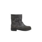 Pre-owned Leather boots Jimmy Choo Pre-owned , Brown , Dames