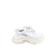 Pre-owned Fabric sneakers Balenciaga Vintage , White , Dames