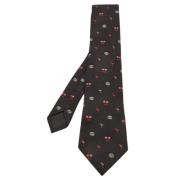 Pre-owned Silk home-office Gucci Vintage , Black , Heren