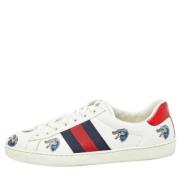 Pre-owned Leather sneakers Gucci Vintage , Multicolor , Heren