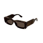 Bruin Havana Zonnebril Gg1528S 002 Gucci , Brown , Dames