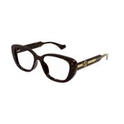 Stijlvolle Havana Zonnebril Gucci , Brown , Dames